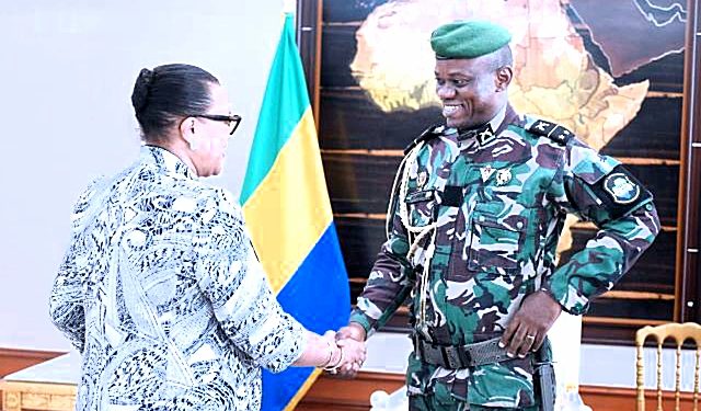 Coup d'État militaire au Gabon : "Je me félicite qu’il n’y ait pas eu d’effusion de sang"  Patricia Scotland © Le Confidentiel.