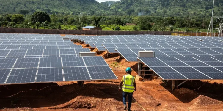 centrale solaire Gabon, image d'illustration, DR.